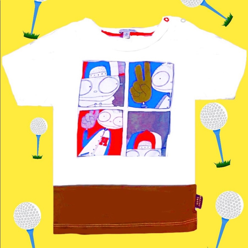 NWT Little Mark Jacobs TShirt Boys Graphic Shirt Girls Gift
